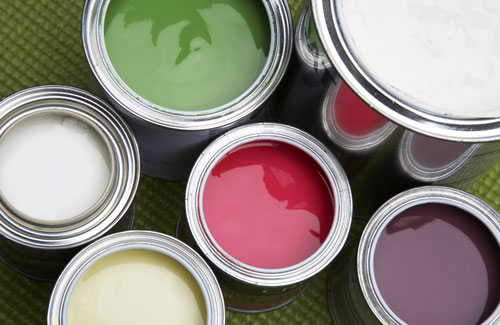 Sample paint pots